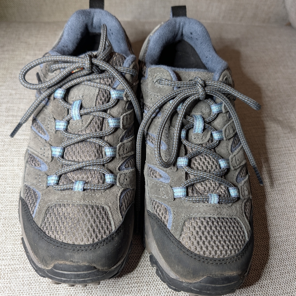 Merrell Gray and Blue Athletic Shoes